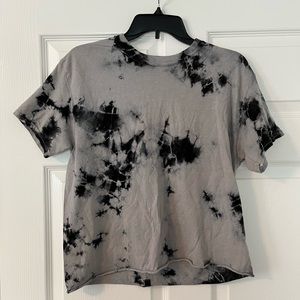 Acid wash tie dye t-shirt